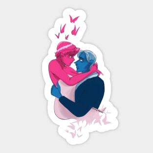 Hades and Persephone (Lore Olympus) Sticker